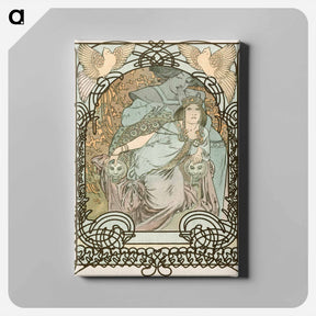 アートパネル-Ilsee, Princesse de Tripoli - アルフォンス ミュシャ Canvas.