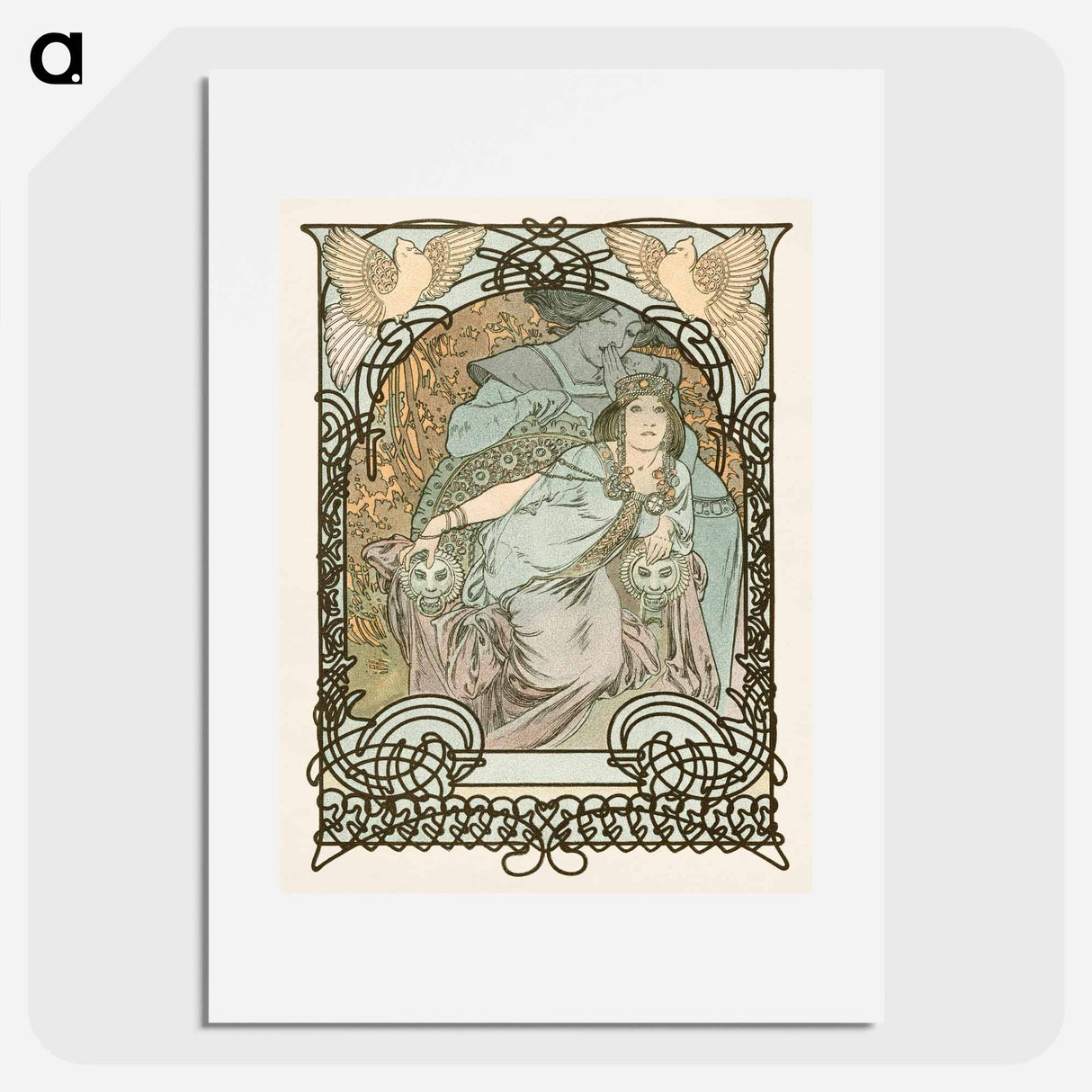 Ilsee, Princesse of Tripoli - Alphonse Mucha Poster.