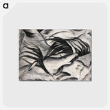 アートポストカード-Arthur Dove's Goats - アーサー ダヴ Postcard.