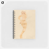 Rear View of Nude Female Figure in Action - オーギュスト ロダン Memo.