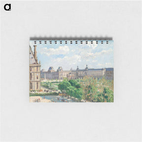 アートメモ帳-Place du Carrousel, Paris - カミーユ ピサロ Memo.