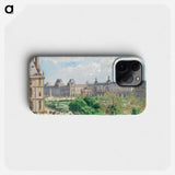 Place du Carrousel, Paris - カミーユ ピサロ Phone Case.