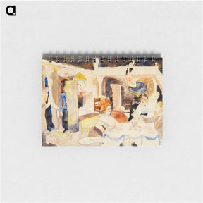 アートメモ帳-Lulu and Alva Schön at Lunch - チャールズ デムス Memo.
