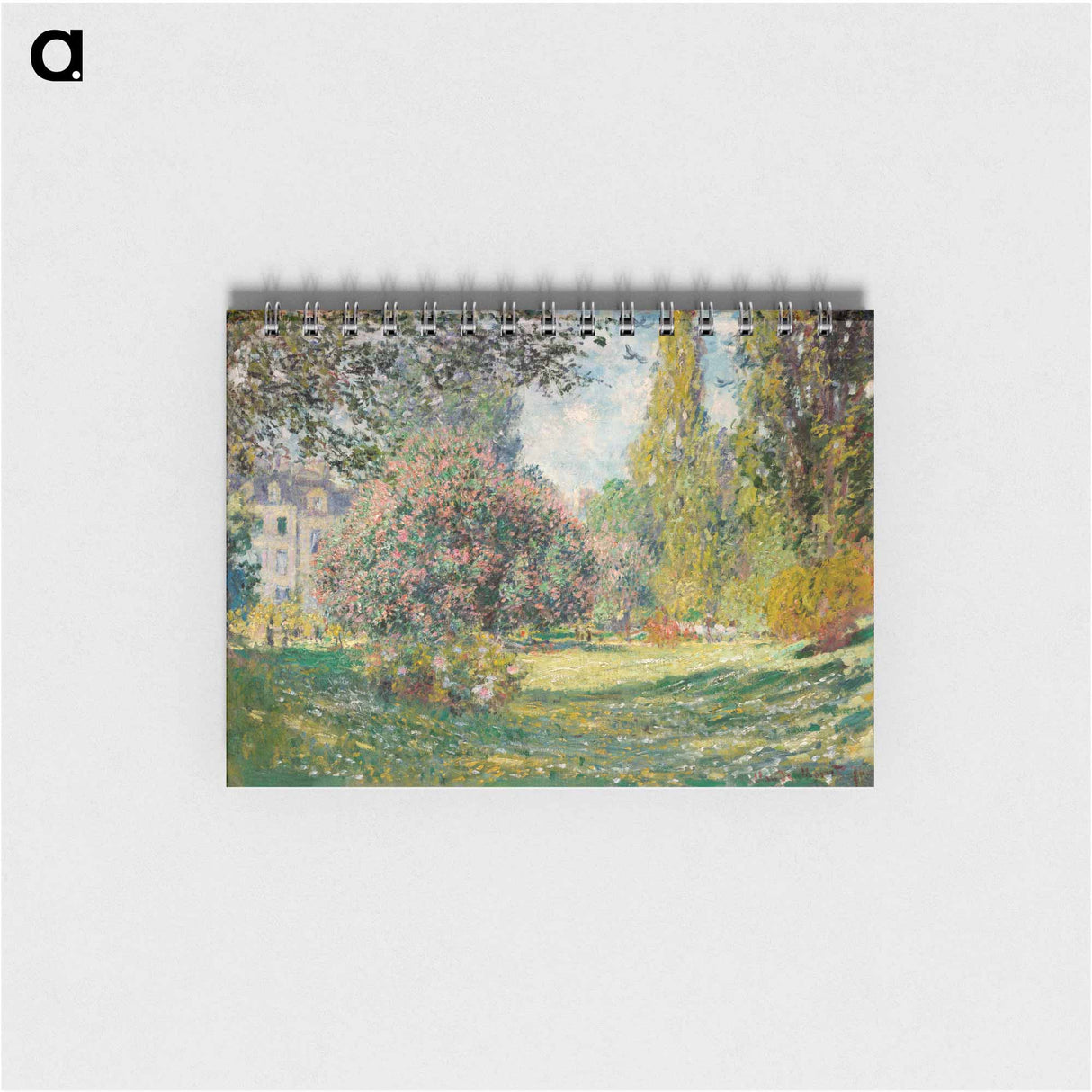 Landscape: The Parc Monceau - クロード モネ Memo.