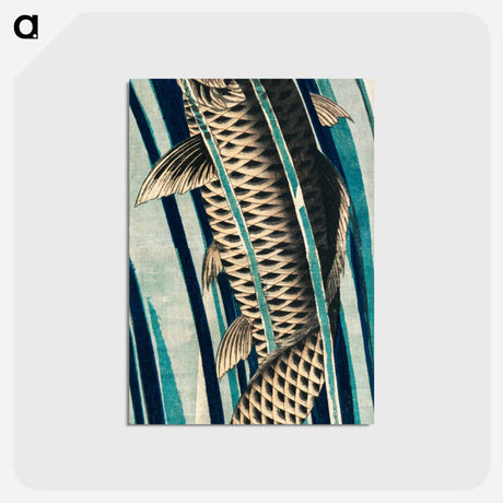 アートポストカード-Carp Ascending a Waterfall
 - クリーブランド美術館 Postcard.