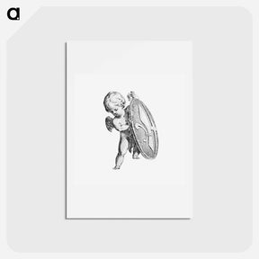 アートポストカード-Cupid from Prentwerk
 - コルネリス プロース ファン アムステル Postcard.