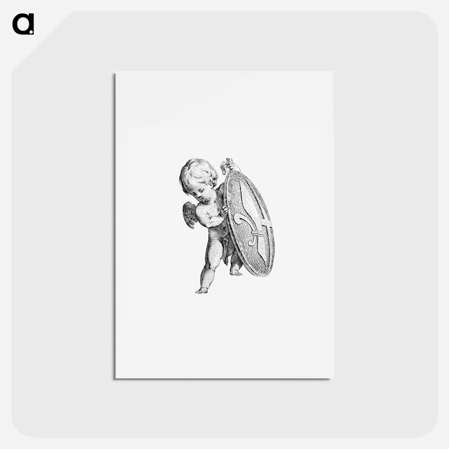 アートポストカード-Cupid from Prentwerk
 - コルネリス プロース ファン アムステル Postcard.