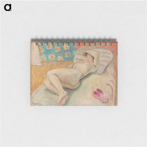 アートメモ帳-Resting Woman
 - シプリアン マジェルニク Memo.
