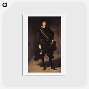 アートポストカード-Portrait of Infante Don Carlos - ディエゴ ベラスケス Postcard.