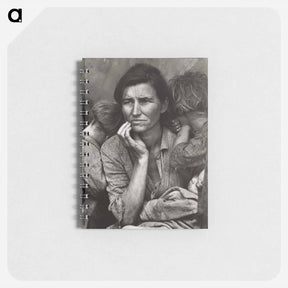 アートメモ帳-Migrant Mother, Nipomo, California - ドロテア ラング Memo.