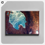 アートパネル-Qinghai Lake from EarthKAM
 - 上空からの地球 Canvas.
