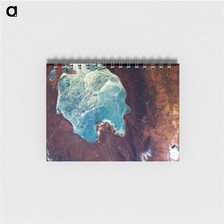 アートメモ帳-Qinghai Lake from EarthKAM
 - 上空からの地球 Memo.