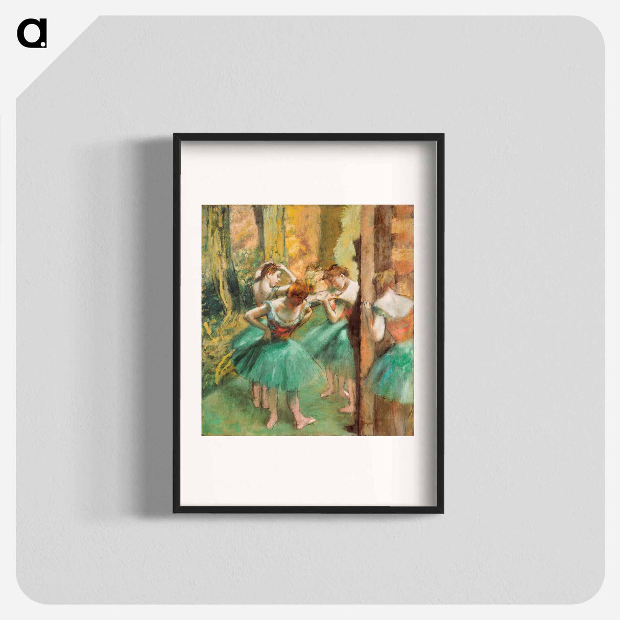 Dancers, Pink and Green - Edgar Degas Poster.