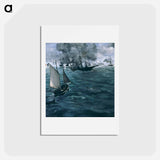 アートポストカード-Edouard Manet's famous painting - エドゥアール マネ Postcard.