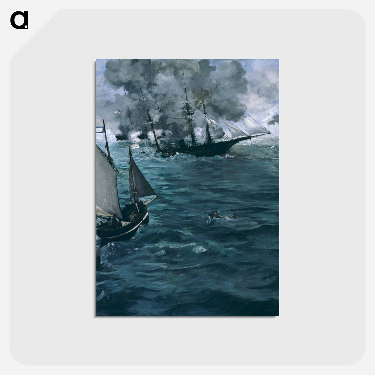 アートポストカード-Edouard Manet's famous painting - エドゥアール マネ Postcard.