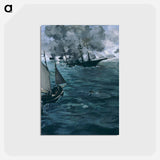 アートポストカード-Edouard Manet's famous painting - エドゥアール マネ Postcard.