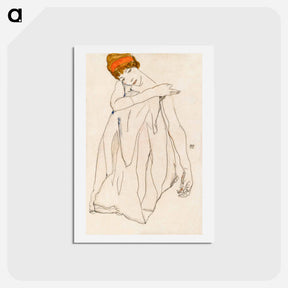 アートポストカード-Dancer - エゴン シーレ Postcard.