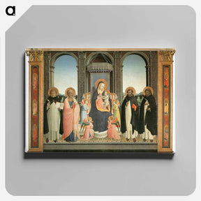 アートパネル-San Domenico Altarpiece - フラ アンジェリコ Canvas.