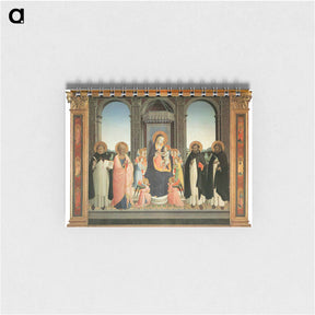 アートメモ帳-San Domenico Altarpiece - フラ アンジェリコ Memo.