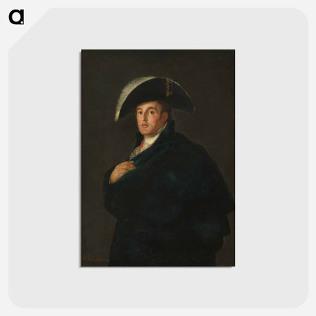 アートポストカード-The Duke of Wellington - フランシスコ デ ゴヤ Postcard.