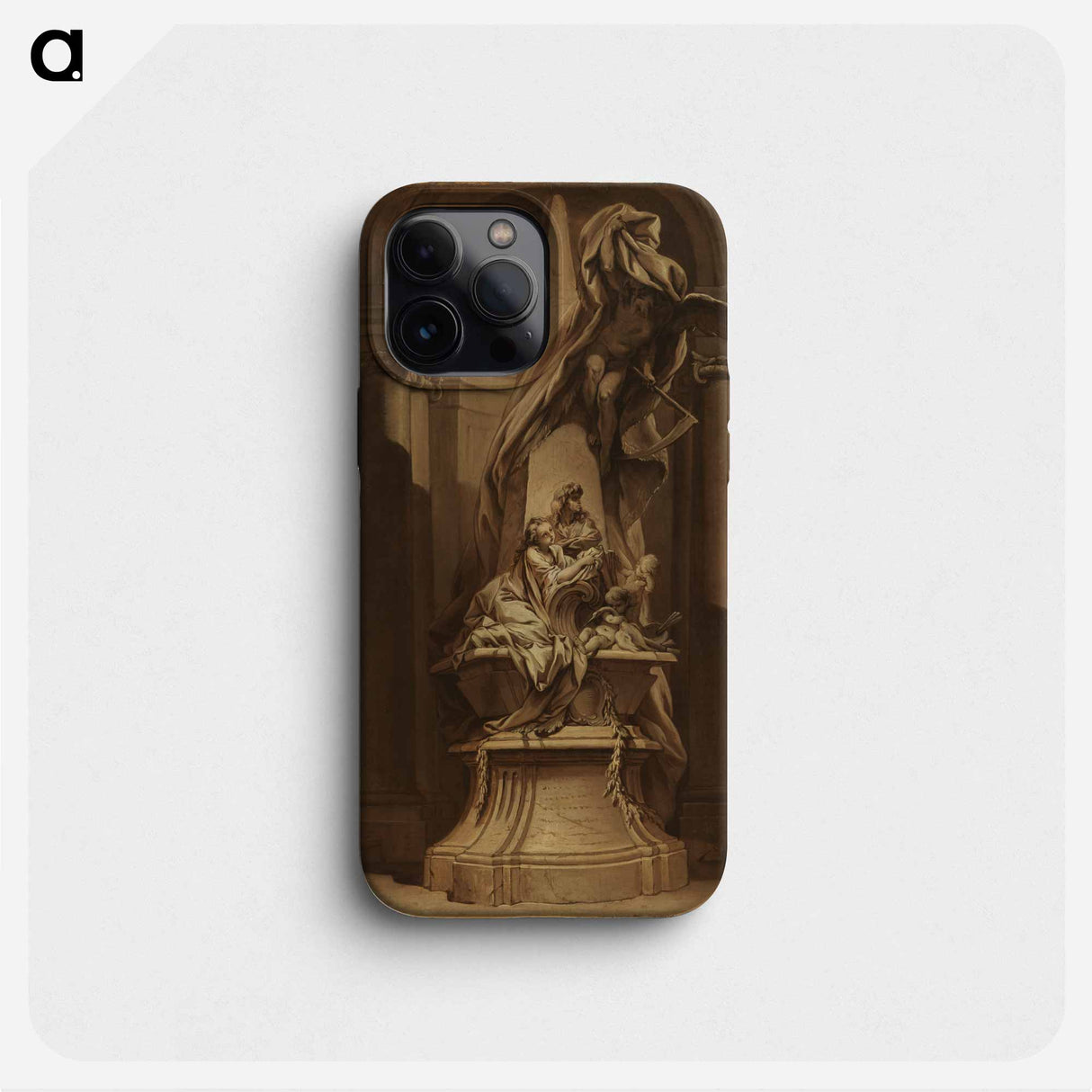 Monument to Mignard - フランソワ ブーシェ Phone Case.