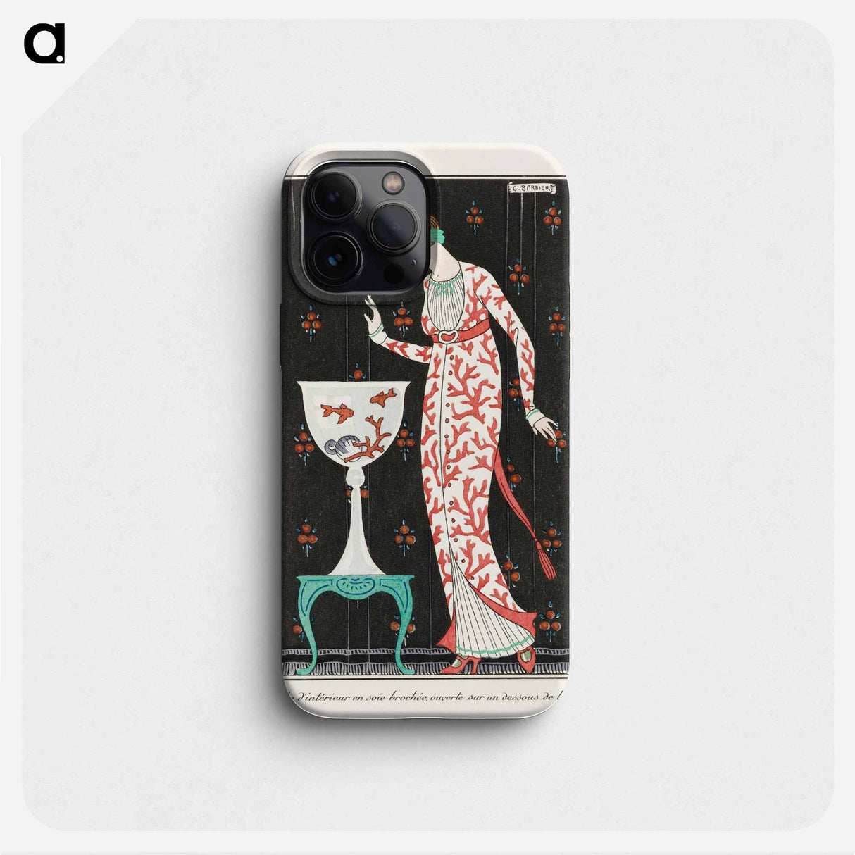 Costumes Parisiens: Grande robe du soir - ジョルジュ バルビエ Phone Case.