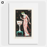Costumes Parisiens: Grande robe du soir - ジョージ バービエ Poster.