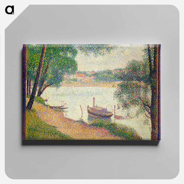 Gray Weather - ジョルジュ スーラ Canvas.