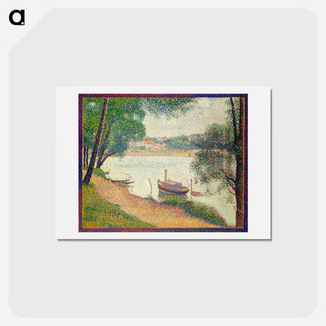 アートポストカード-Gray Weather - ジョルジュ スーラ Postcard.