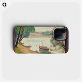 Gray Weather - Georges Seurat Phone Case.