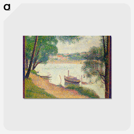 アートポストカード-Gray Weather - ジョルジュ スーラ Postcard.