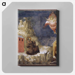 アートパネル-Stigmatization of St. Francis - ジョット ディ ボンドーネ Canvas.