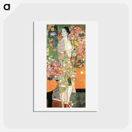 アートポストカード-The Dancer - グスタフ クリムト Postcard.