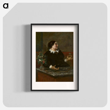 イエロー - ギュスターヴ クールベ Poster.