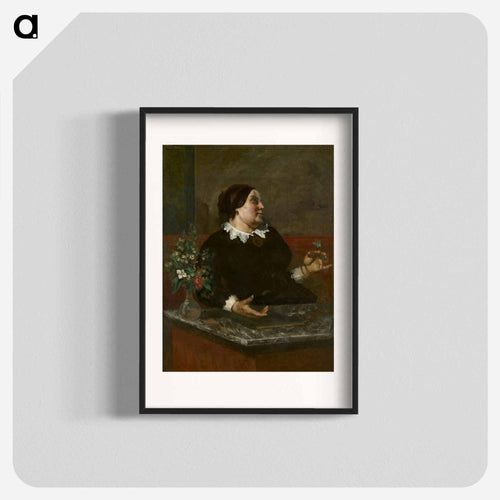 イエロー - ギュスターヴ クールベ Poster.