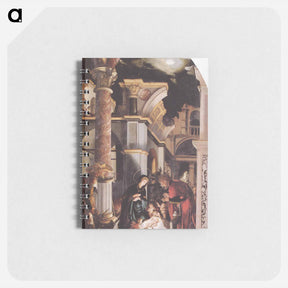 アートメモ帳-Oberried Altarpiece, right interior wing - The Birth of Christ - ハンス ホルバイン Memo.