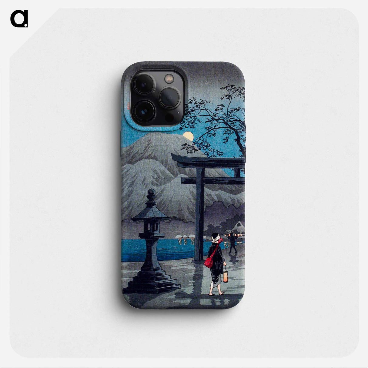 Hakone Lake in Moonlight - 高橋 宏明 Phone Case.