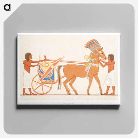 アートパネル-Princely Chariot
 - エジプト美術史 Canvas.