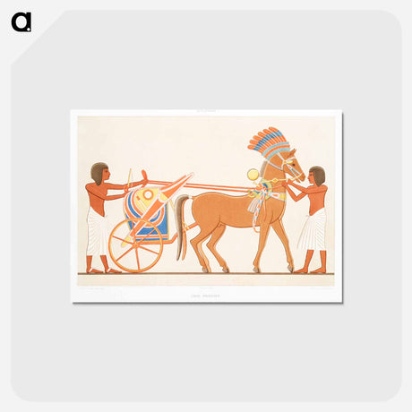 アートポストカード-Princely Chariot
 - エジプト美術史 Postcard.