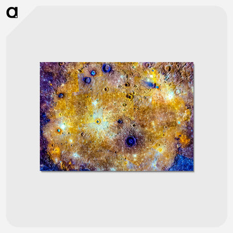 アートポストカード-Caloris Basin Mosaic
 - ハッブル画像 Postcard.