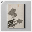 アートパネル-Chrysanthemums amid Rocks
 - 伊藤若冲 Canvas.