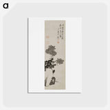 アートポストカード-Chrysanthemums amid Rocks
 - 伊藤若冲 Postcard.