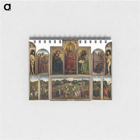 アートメモ帳-The Ghent Altarpiece (interior) - ヤン ファン エイク Memo.