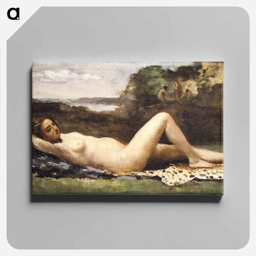Bacchante in a Landscape
 - ジャン バティスト カミーユ コロー Canvas.