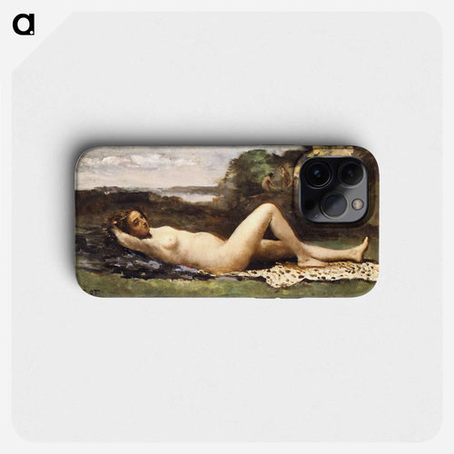 Bacchante in a Landscape
 - ジャン バティスト カミーユ コロー Phone Case.