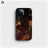 A Maid Asleep - Johannes Vermeer Phone Case.