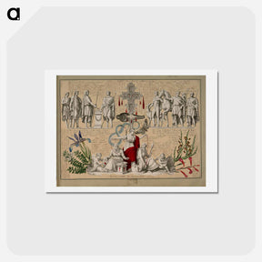 アートポストカード-Victorian Blood Book
 - ジョン ビングリー ガーランド Postcard.