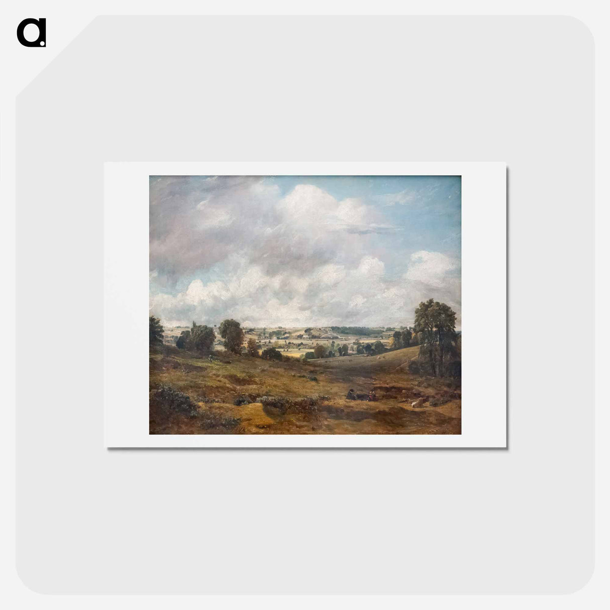 アートポストカード-Dedham Vale from East Bergholt
 - ジョン コンスタブル Postcard.