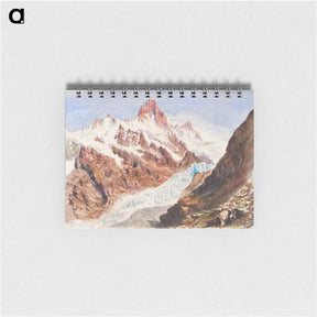 アートメモ帳-Schreckhorn, Eismeer from Splendid Mountain Watercolours Sketchbook by John Singer Sargent - ジョン シンガー サージェント Memo.