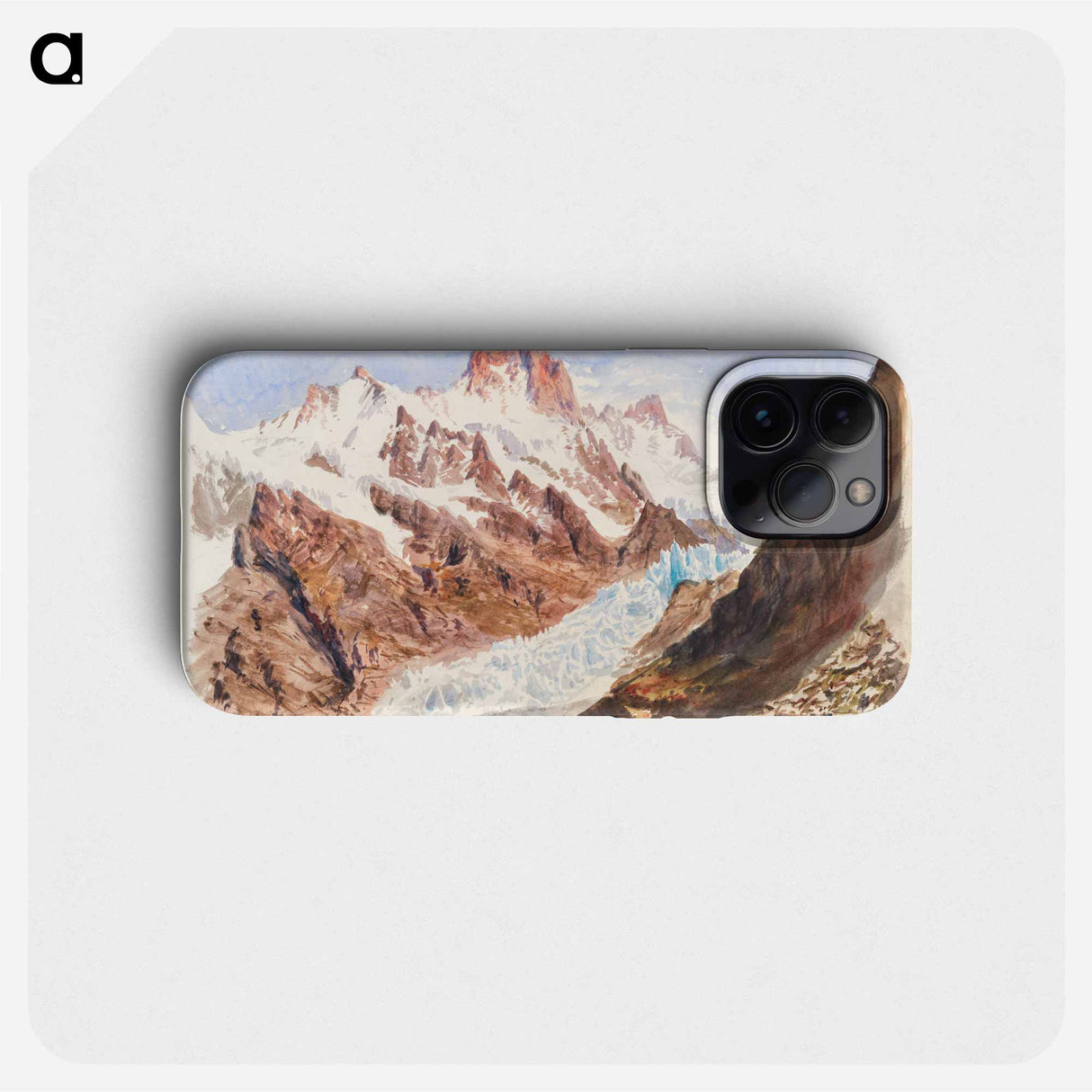 Schreckhorn, Eismeer from Splendid Mountain Watercolours Sketchbook by John Singer Sargent - ジョン シンガー サージェント Phone Case.